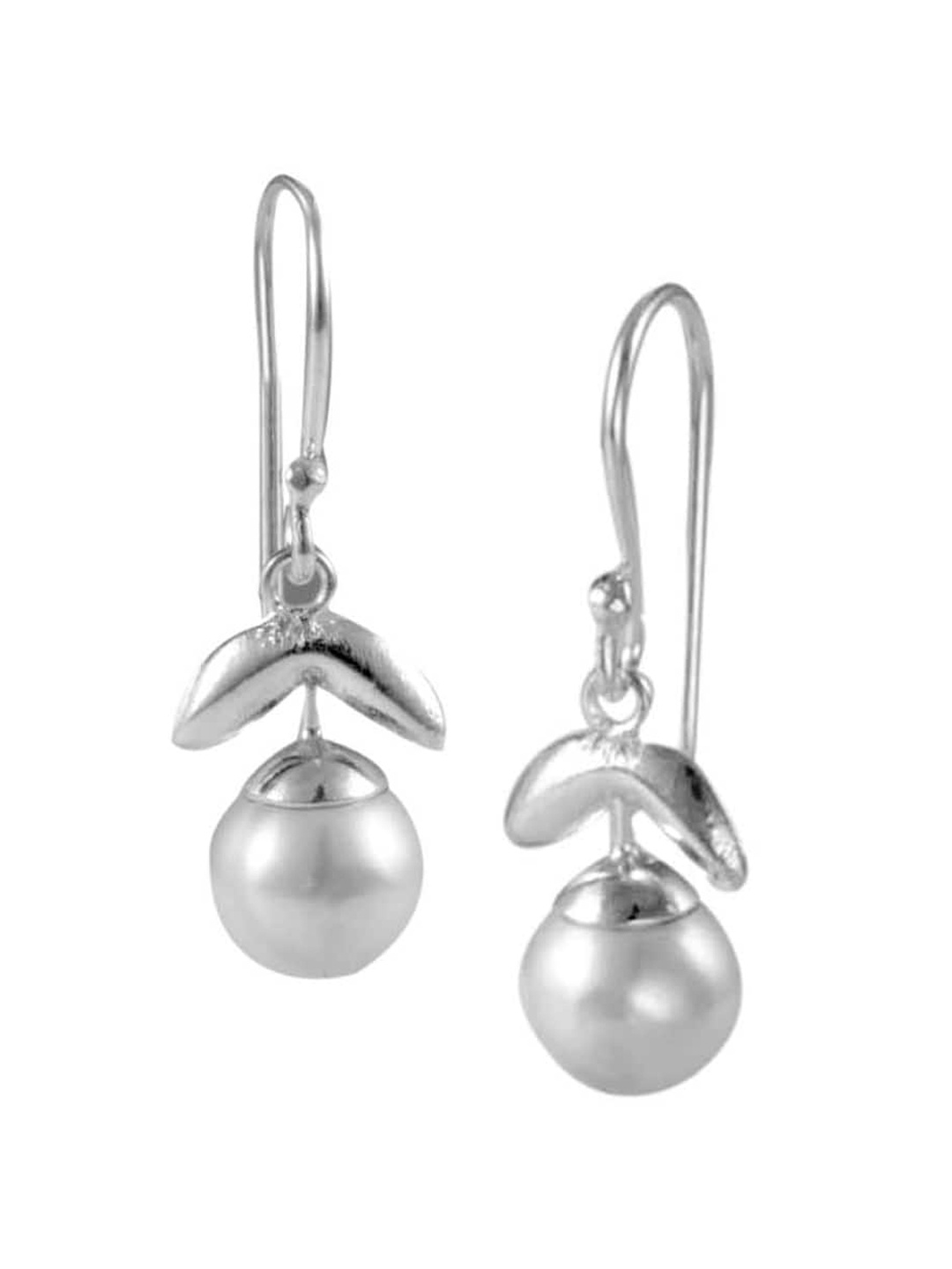 

Abhooshan 925 Sterling Silver Beaded Contemporary Drop Earrings