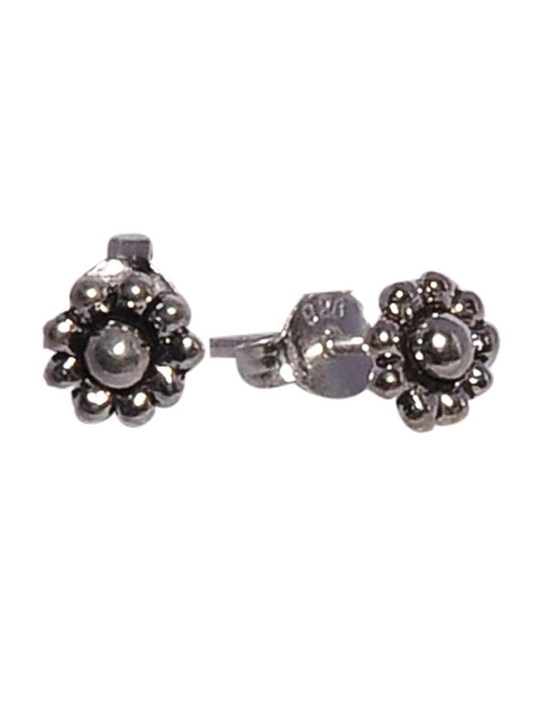 

Abhooshan Girls 92.5 Sterling Silver Floral Stud Earrings