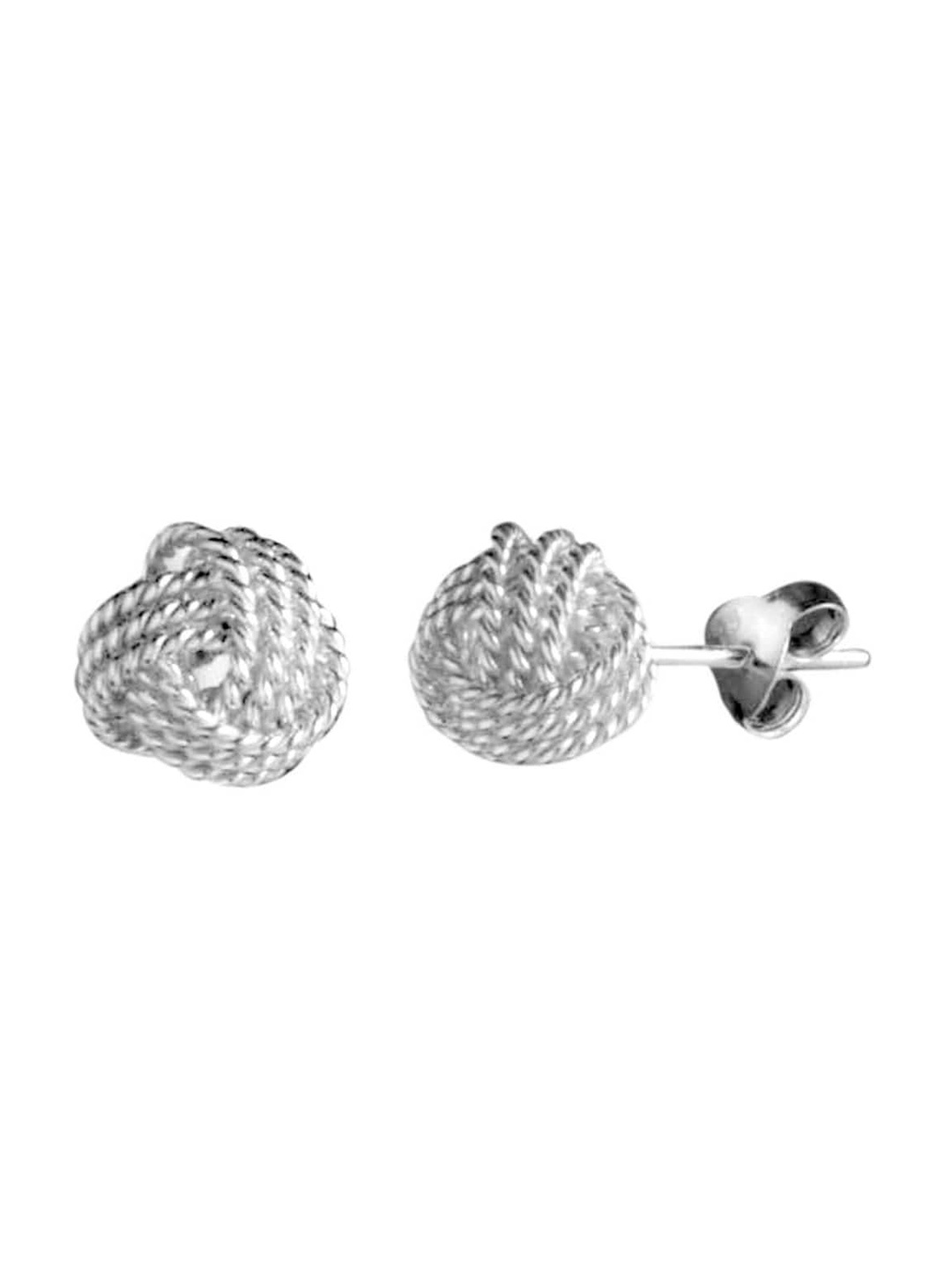 

Abhooshan Sterling Silver Contemporary Studs Earrings