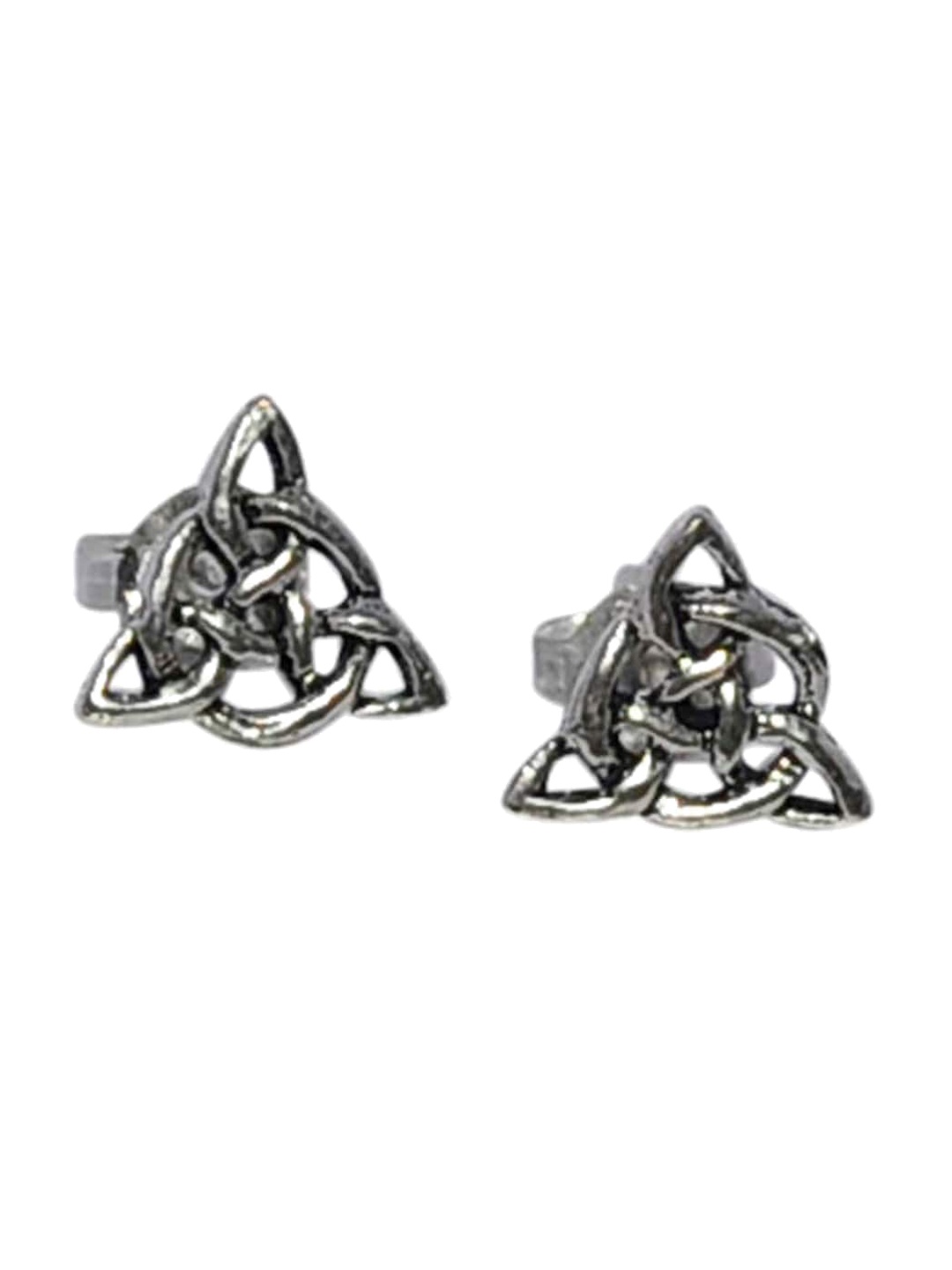 

Abhooshan Girls 925 Sterling Silver Oxidised Contemporary Studs Earrings