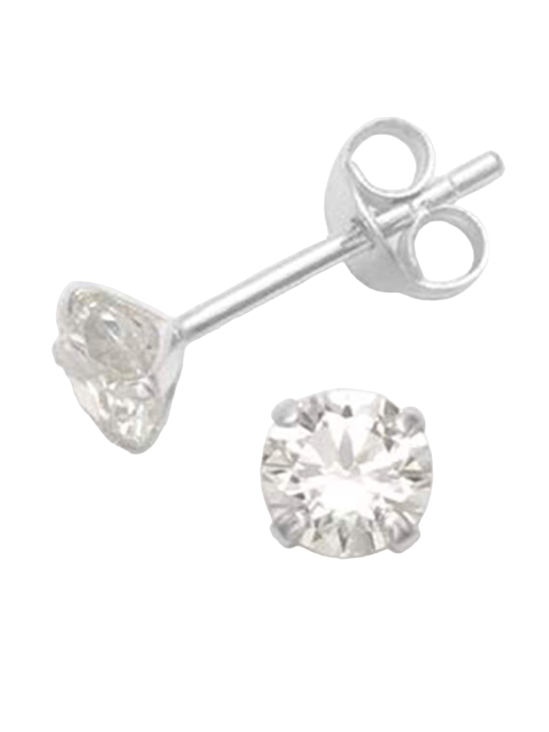 

Abhooshan 925 Silver CZ Stud Earrings