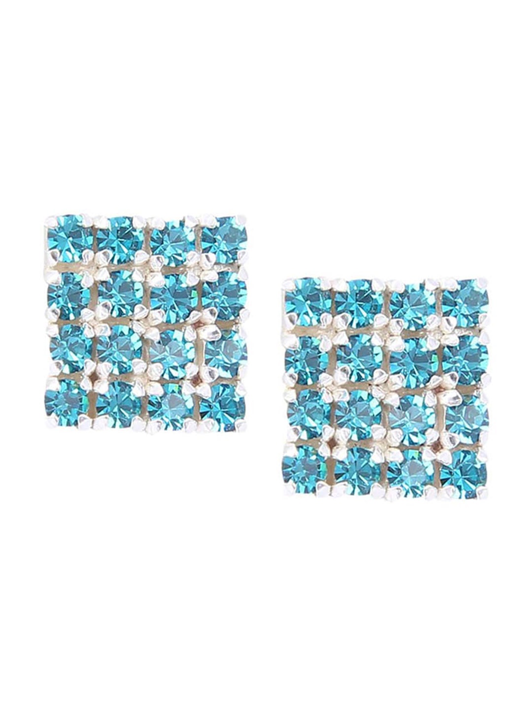 

Abhooshan Sterling Silver Contemporary Studs Earrings