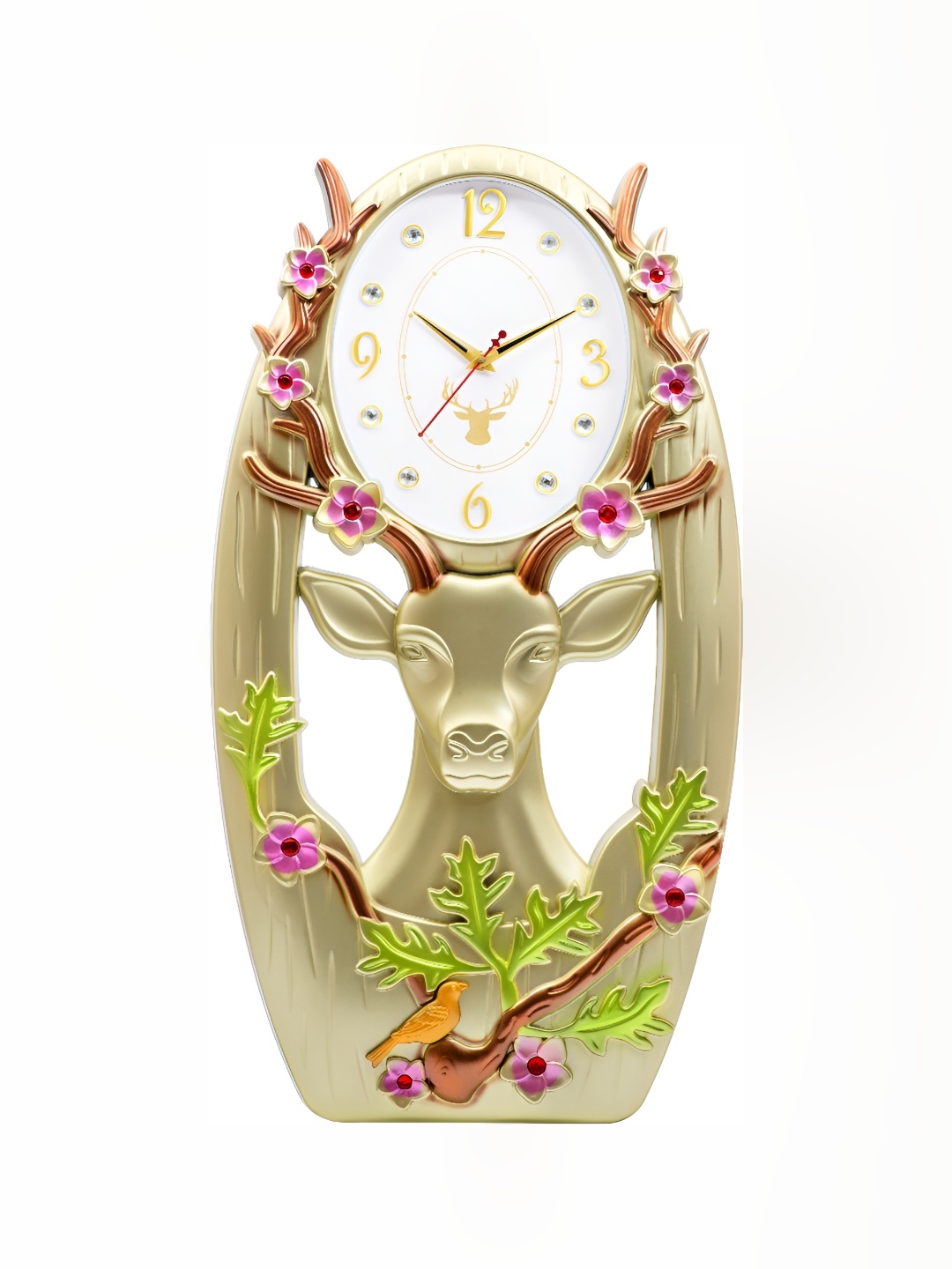 

Attractionz Green Round Contemporary Wall Clock