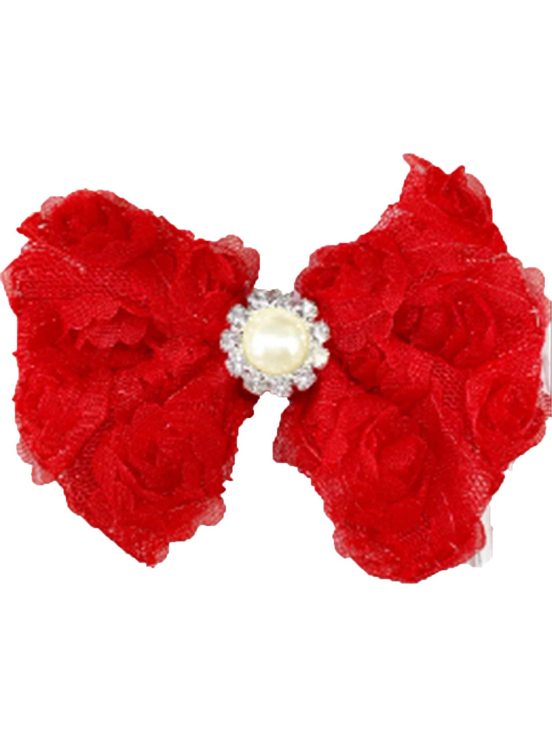 

BAESD Girls Floral Embellished Hairband, Red