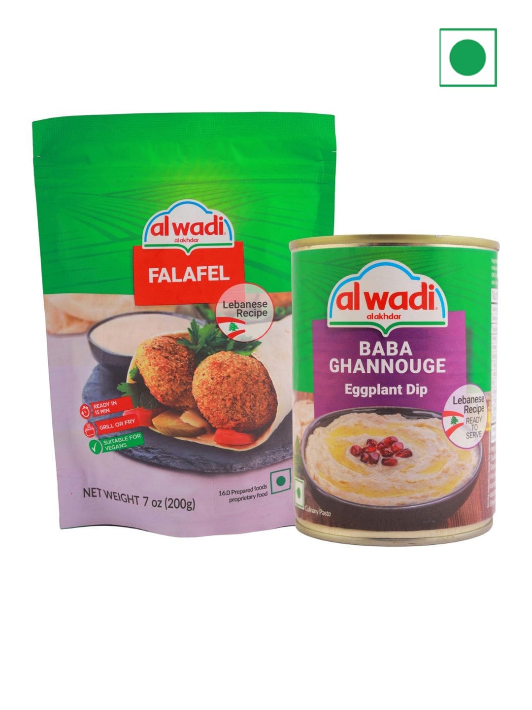 

Al Wadi Baba Ghannouge & Falafel Spread, Red