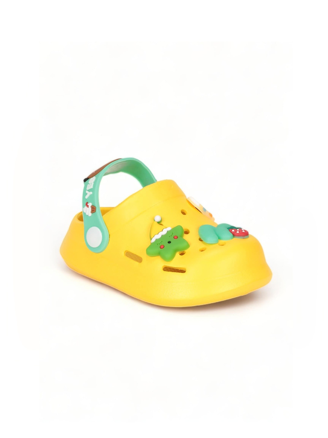 

Lil Lollipop Kids Self Design Clogs Flip-Flops, Yellow