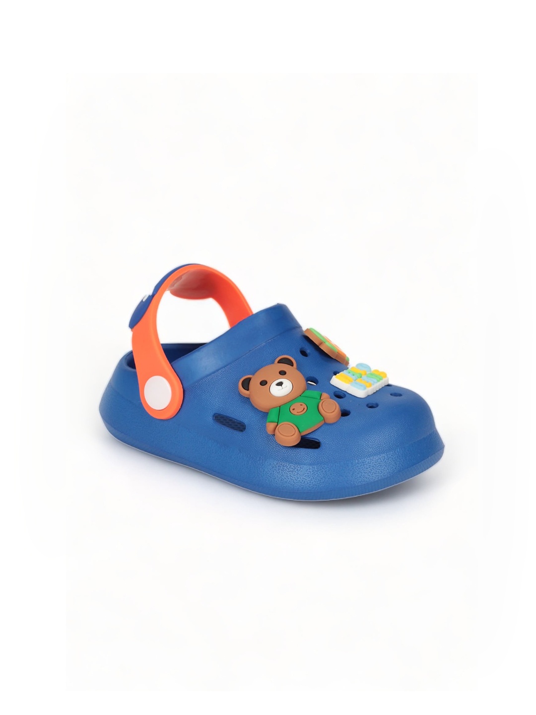 

Lil Lollipop Kids Self Design Anti Slip Clogs, Navy blue