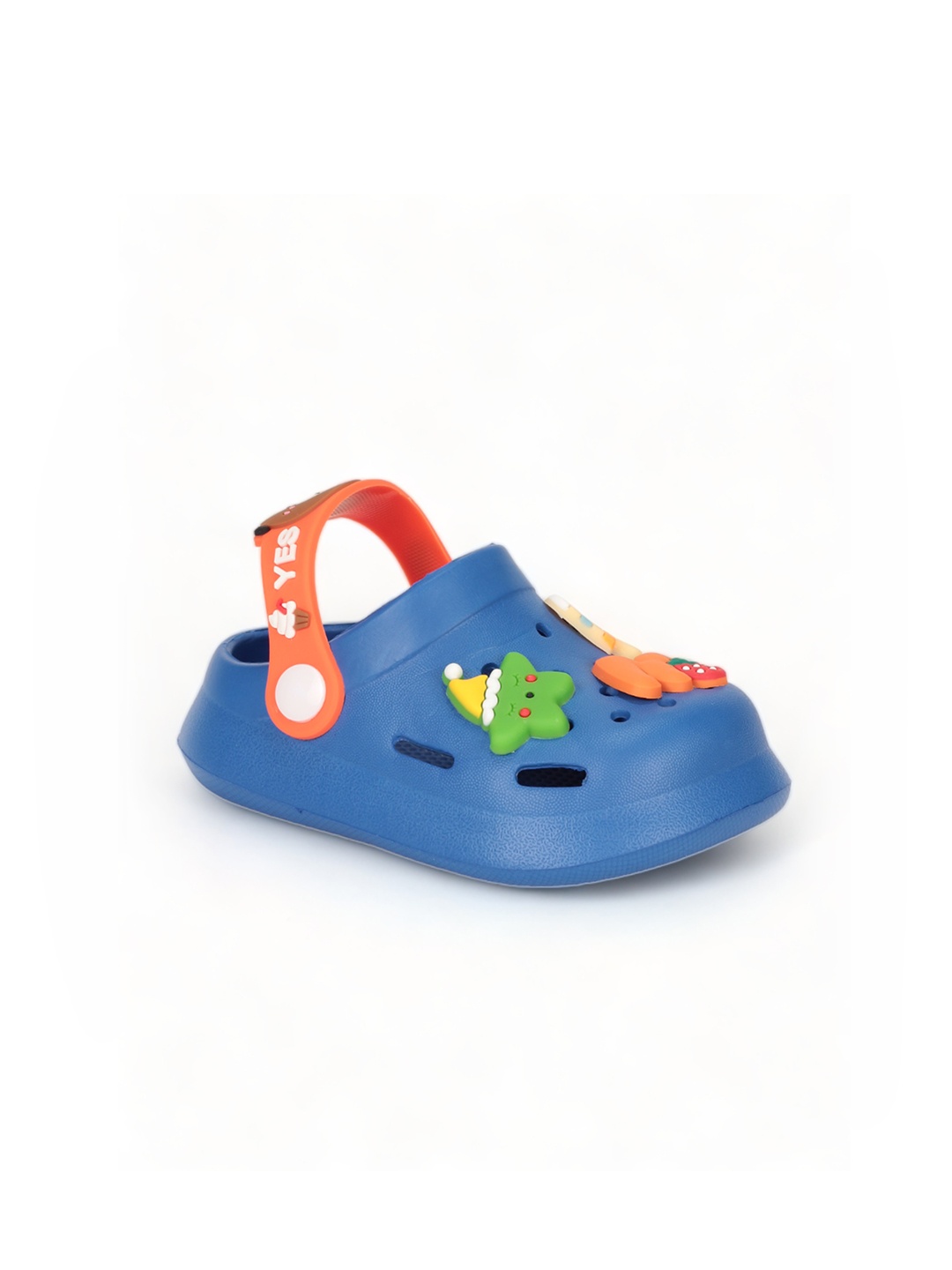 

Lil Lollipop Kids Applique Anti-Slip Clogs, Navy blue