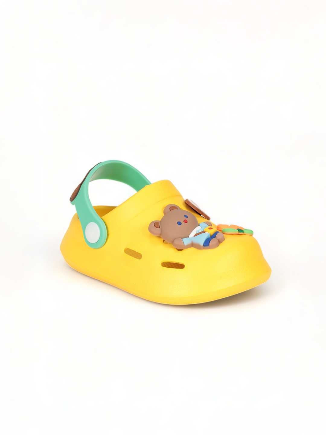 

Lil Lollipop Kids Applique Anti Slip Clogs, Yellow