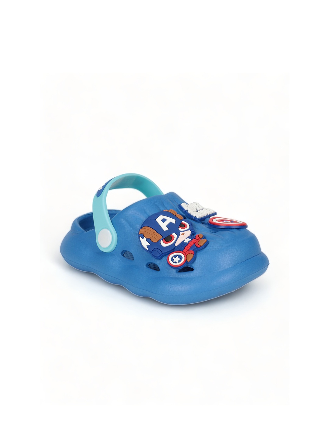 

Lil Lollipop Kids Self Design Anti Slip Clogs, Blue