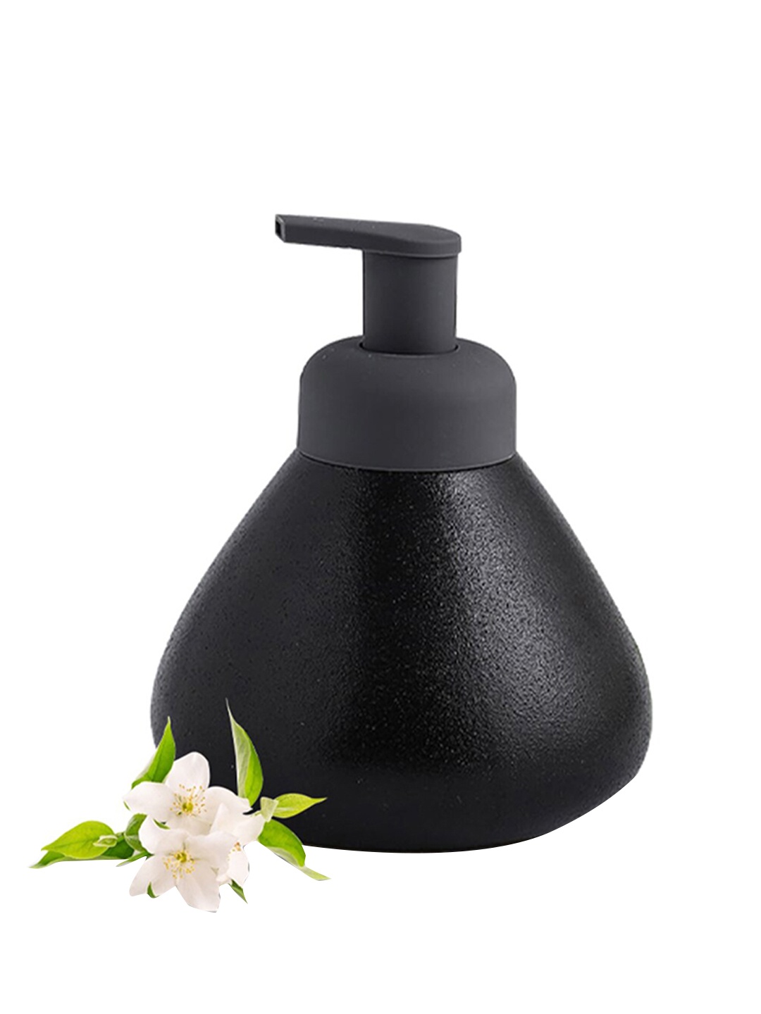 

Ekhasa Black Matte Classic Ceramic Bottle Soap Dispenser 360 ml