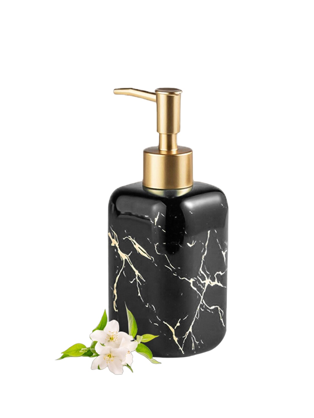 

Ekhasa Black Ceramic Soap Dispenser Bathroom Accessories 300ml