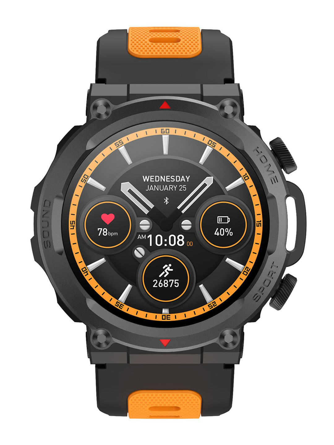 

Timex Unisex AMOLED Rugged Smartwatch, Orange
