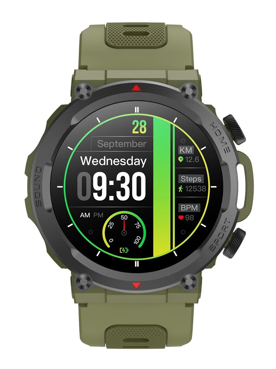 

Timex Amoled Rugged Smartwatch, Green