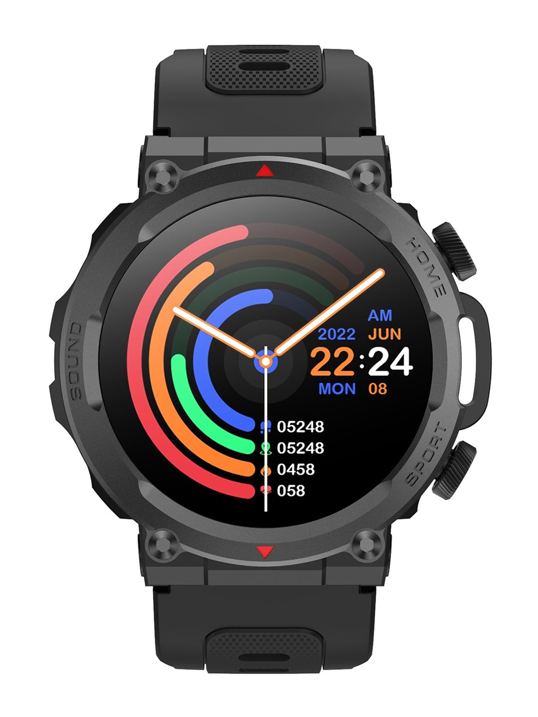 

Timex AMOLED Rugged Bluetooth Calling Smartwatch TWTXW602T, Black