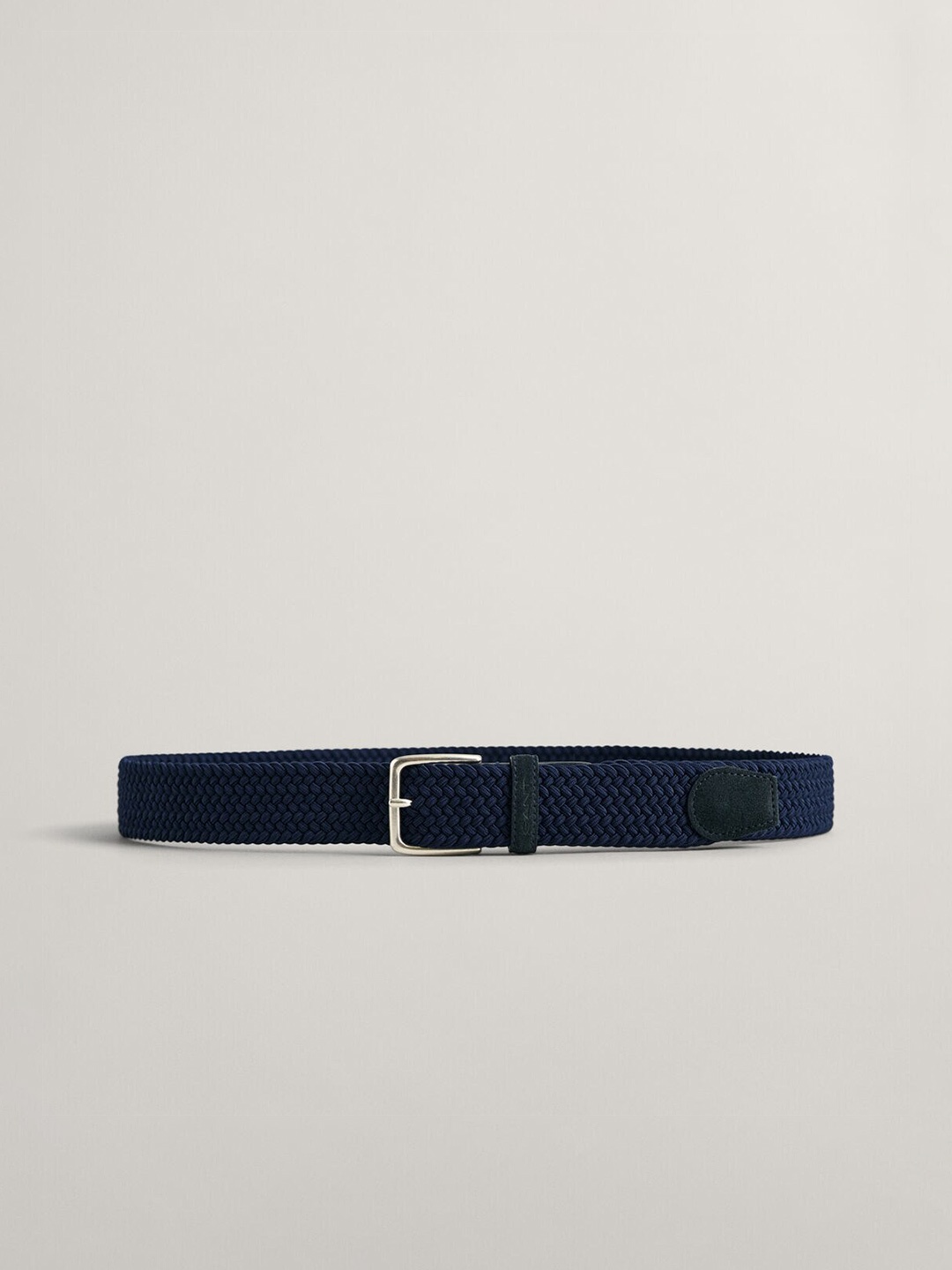 

GANT Men Textured Belt, Navy blue