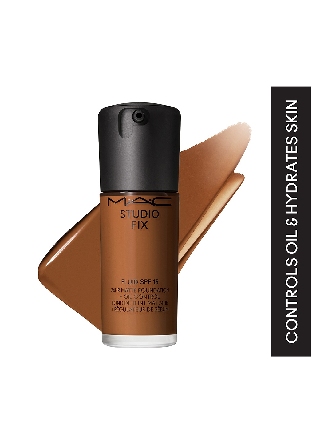 

M.A.C Studio Fix Fluid SPF 15 24Hr + Oil Control Matte Foundation 30ml - Shade C55, Brown