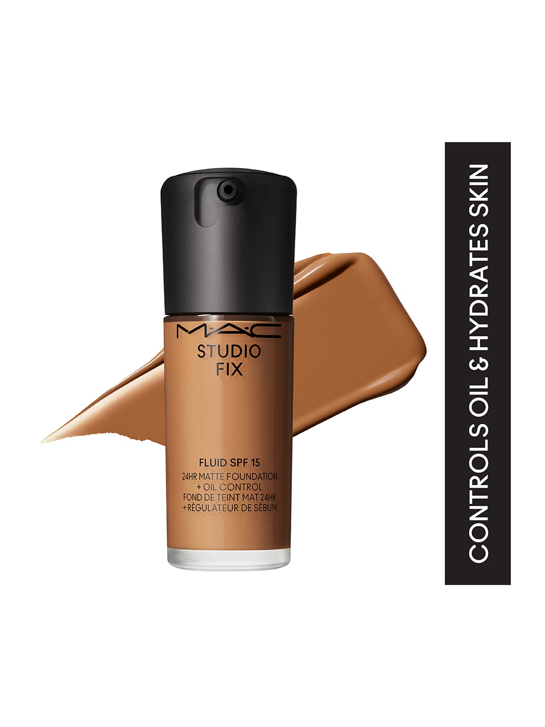 

M.A.C Studio Fix Fluid SPF 15 24Hr + Oil Control Matte Foundation 30ml - Shade NW 40, Brown