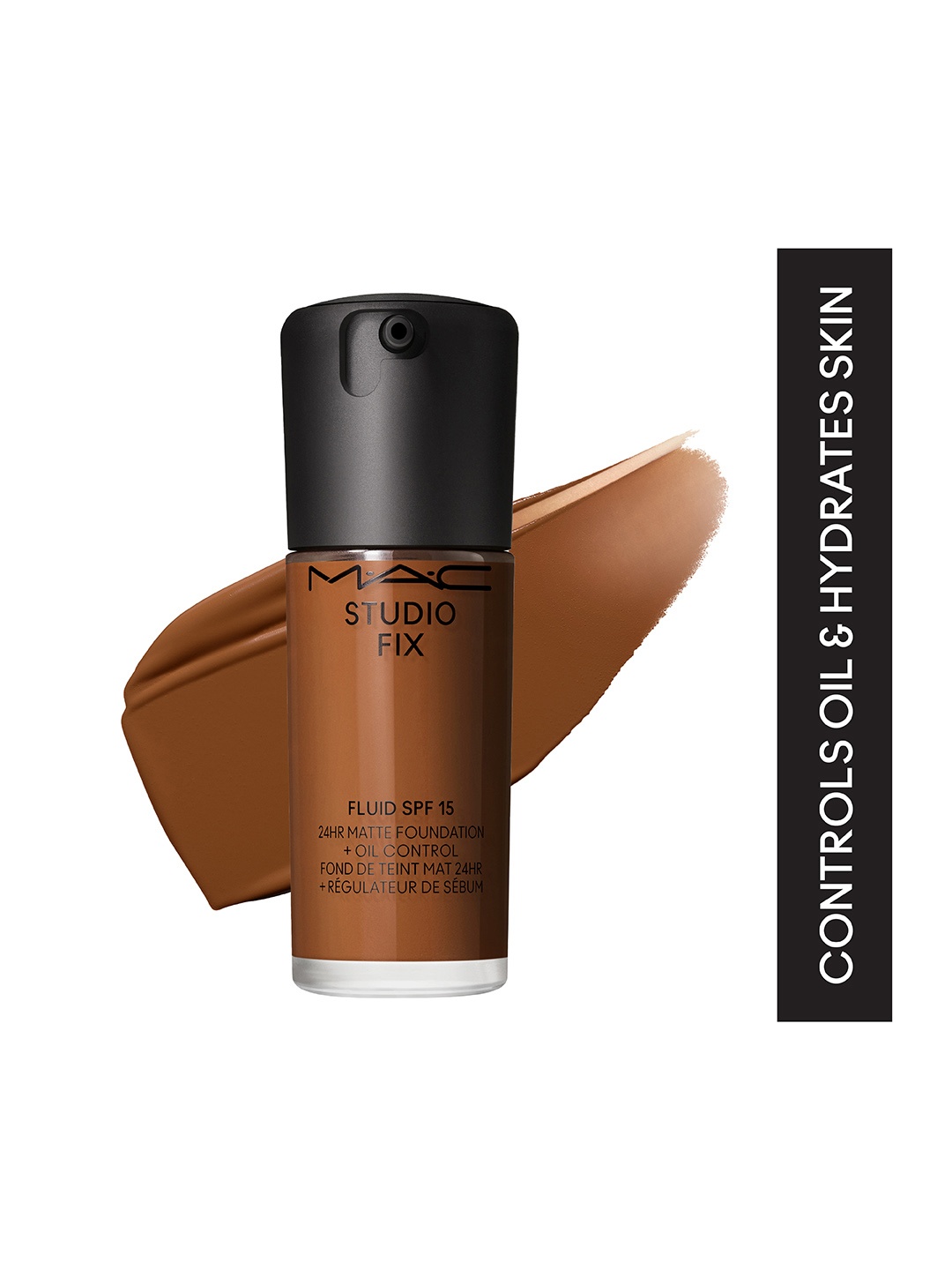 

M.A.C Studio Fix Fluid SPF 15 24Hr + Oil Control Matte Foundation 30ml - Shade NW47, Brown