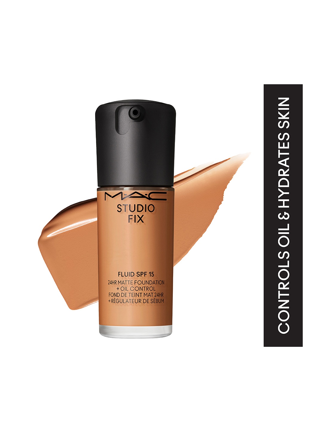 

M.A.C Studio Fix Fluid SPF 15 24Hr + Oil Control Matte Foundation 30ml - Shade NC 45, Brown