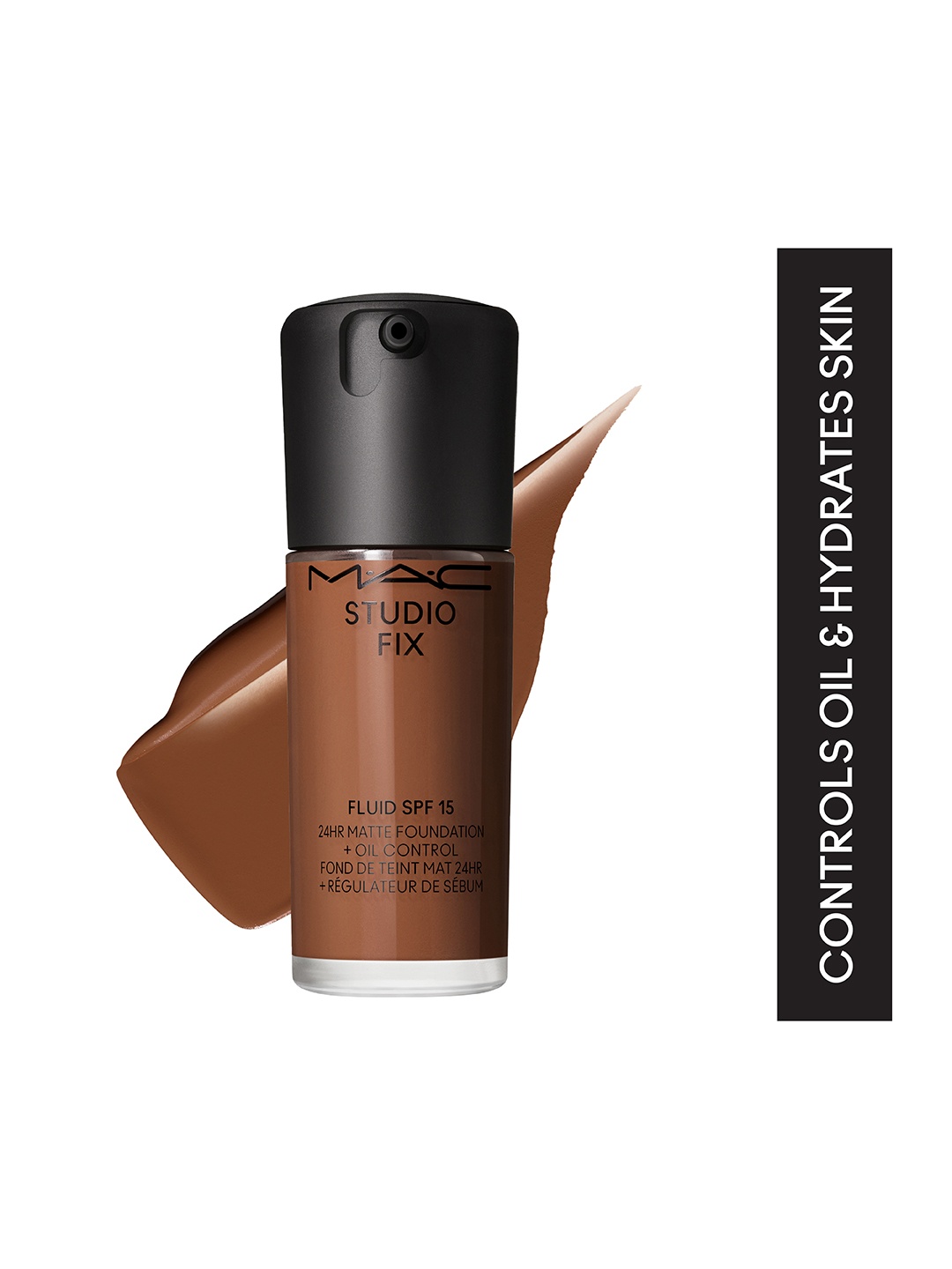 

M.A.C Studio Fix Fluid SPF 15 24Hr + Oil Control Matte Foundation 30ml - Shade NW53, Brown