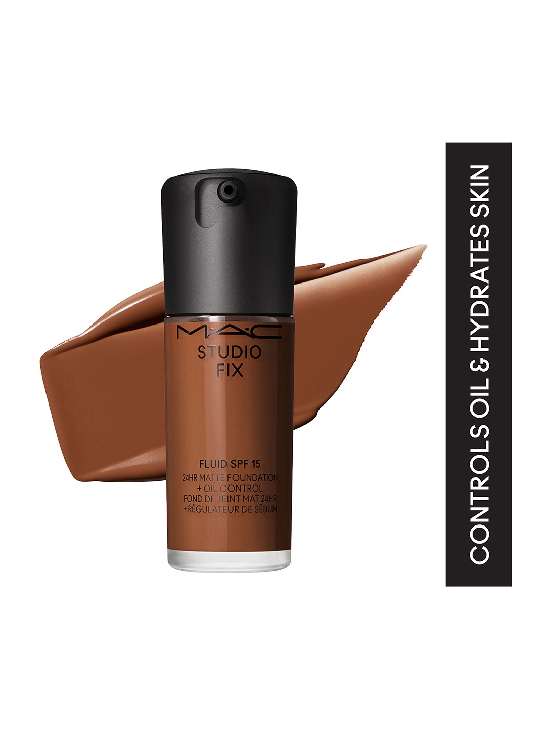 

M.A.C Studio Fix Fluid SPF 15 24Hr + Oil Control Matte Foundation 30ml - Shade NW 48, Brown