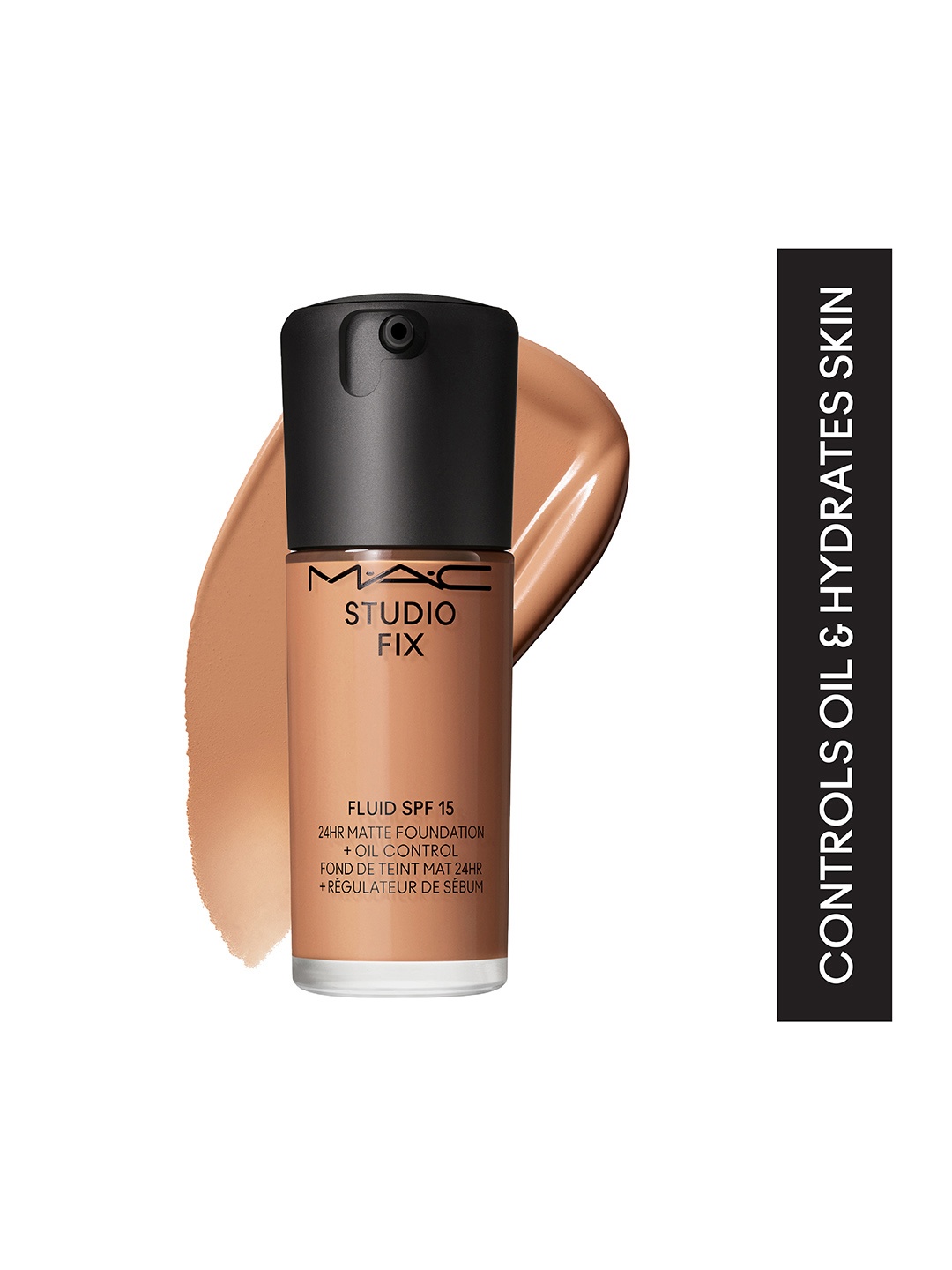 

M.A.C Studio Fix Fluid SPF 15 24Hr + Oil Control Matte Foundation 30ml - Shade NW30, Brown