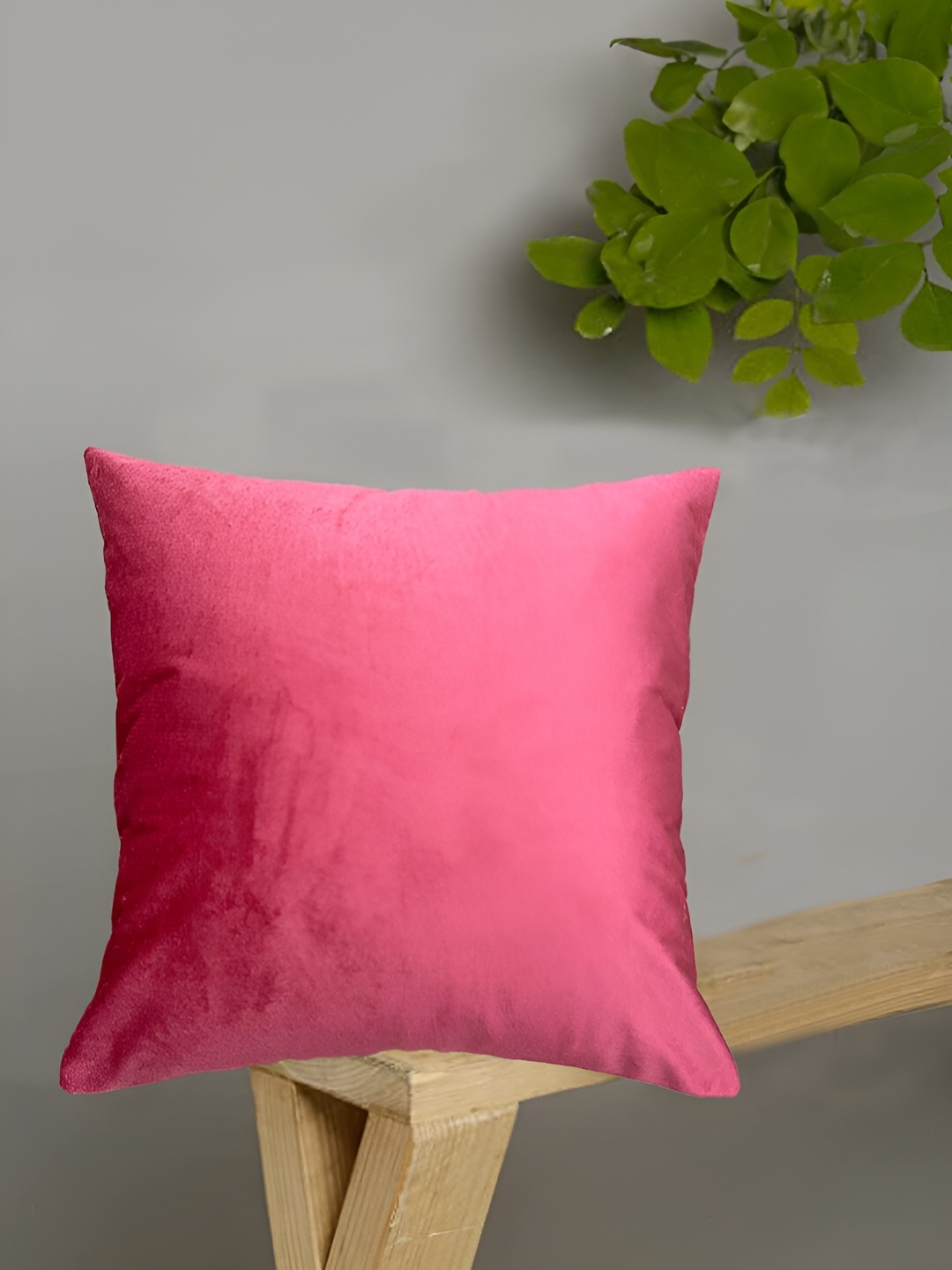 

SAJAVAT Pink Velvet Square Cushion Covers