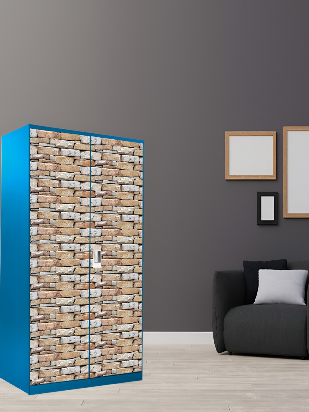 

WALLWEAR Brown Printed Self Adhesive Wardrobe Wallpaper