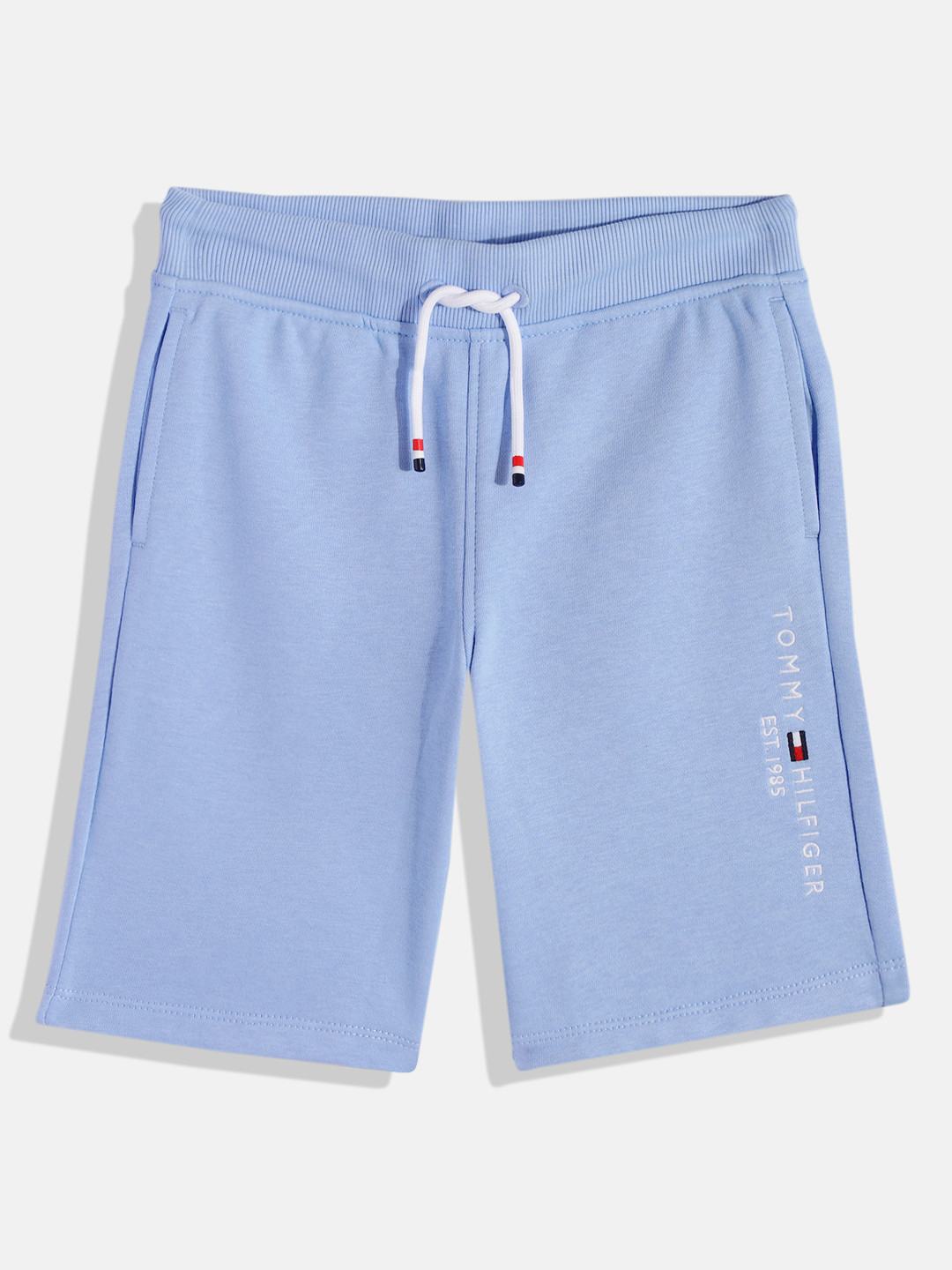 

Tommy Hilfiger Boys Brand Logo Embroidered Shorts, Blue