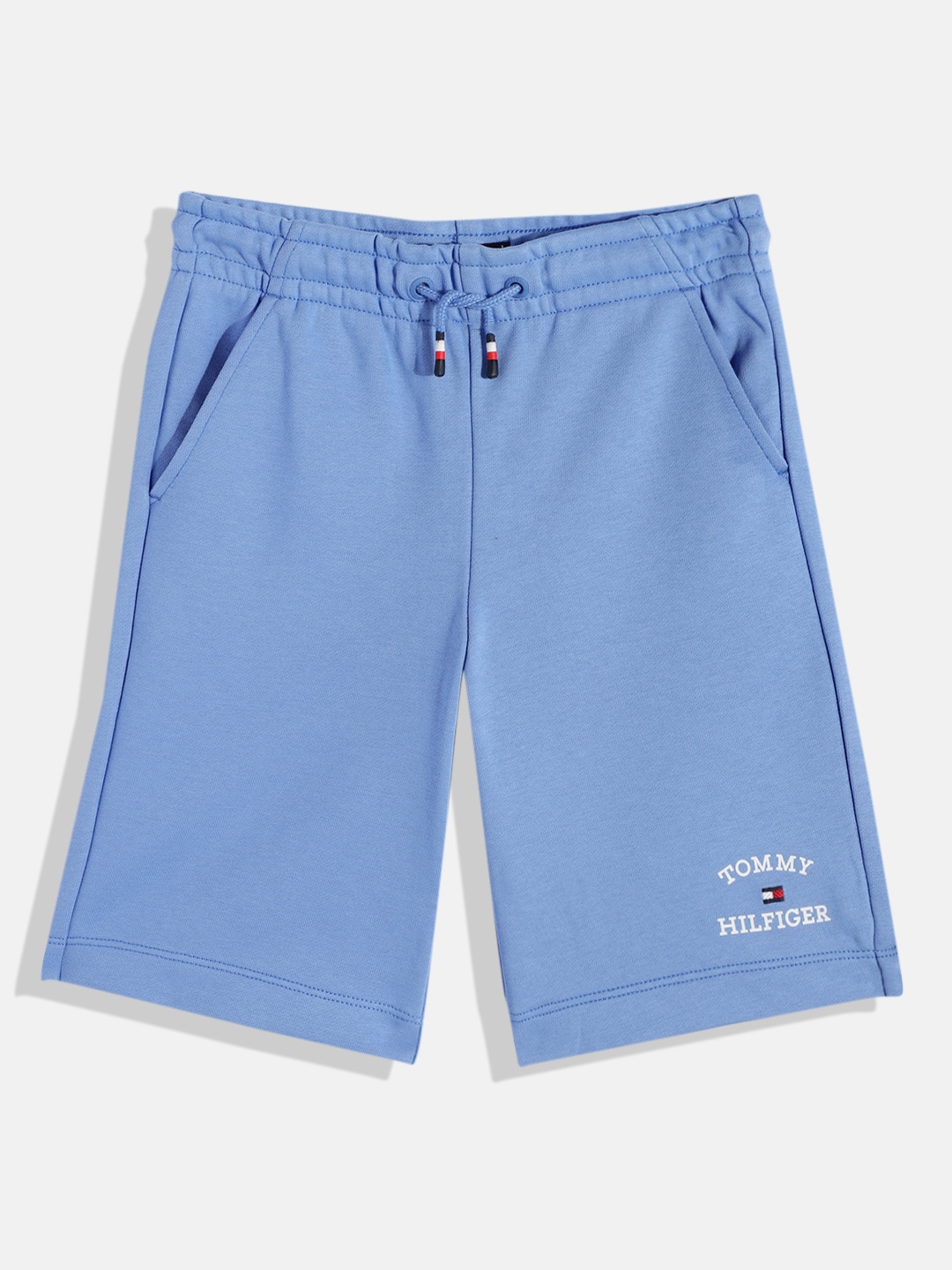 

Tommy Hilfiger Boys Minimal Brand Logo Printed Shorts, Blue