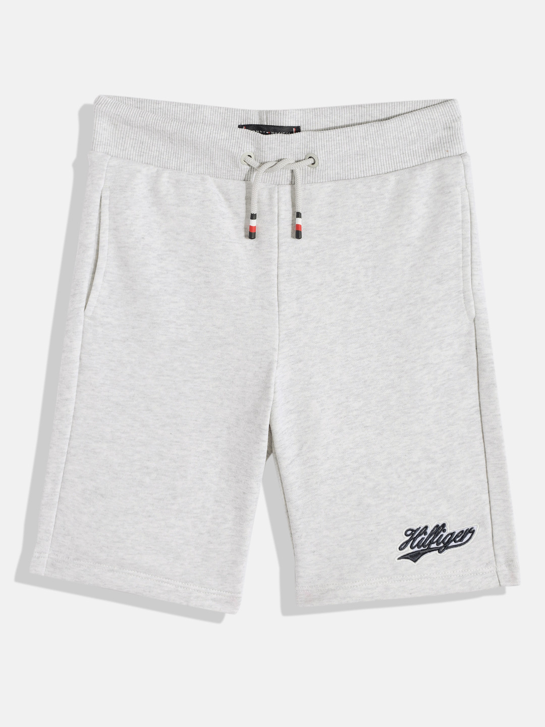 

Tommy Hilfiger Boys Brand Logo Applique Shorts, Grey