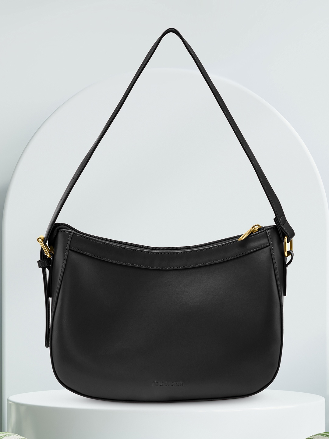 

Fastrack Structured Shoulder Bag, Black