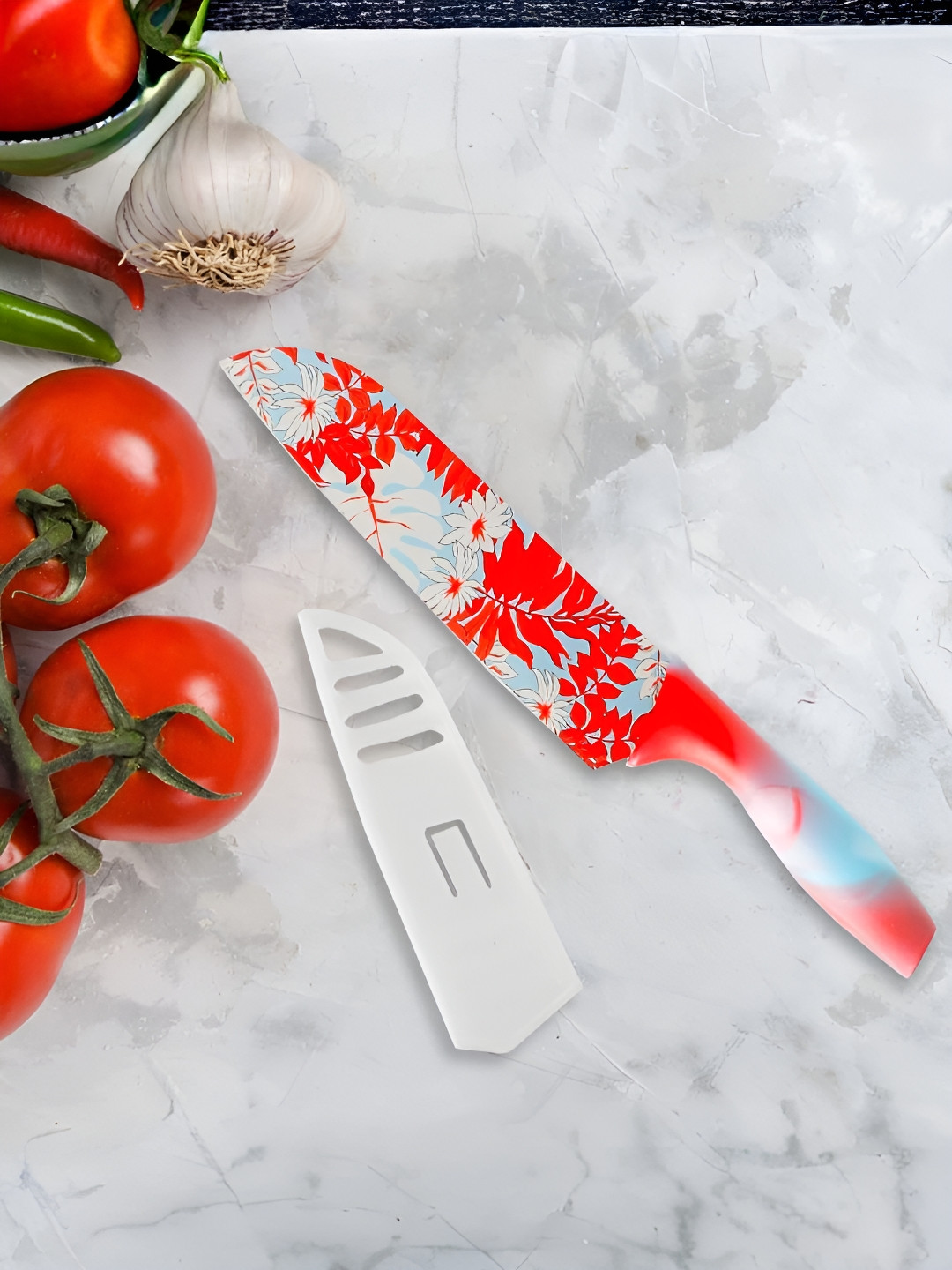 

The Better Home Red Stainless Steel Knife
