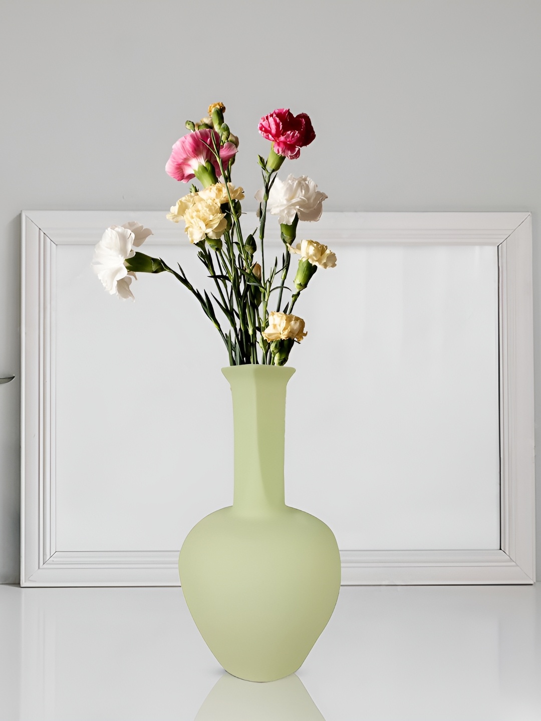 

LASAKI Anjani Lime Green Ceramic Flower Vases