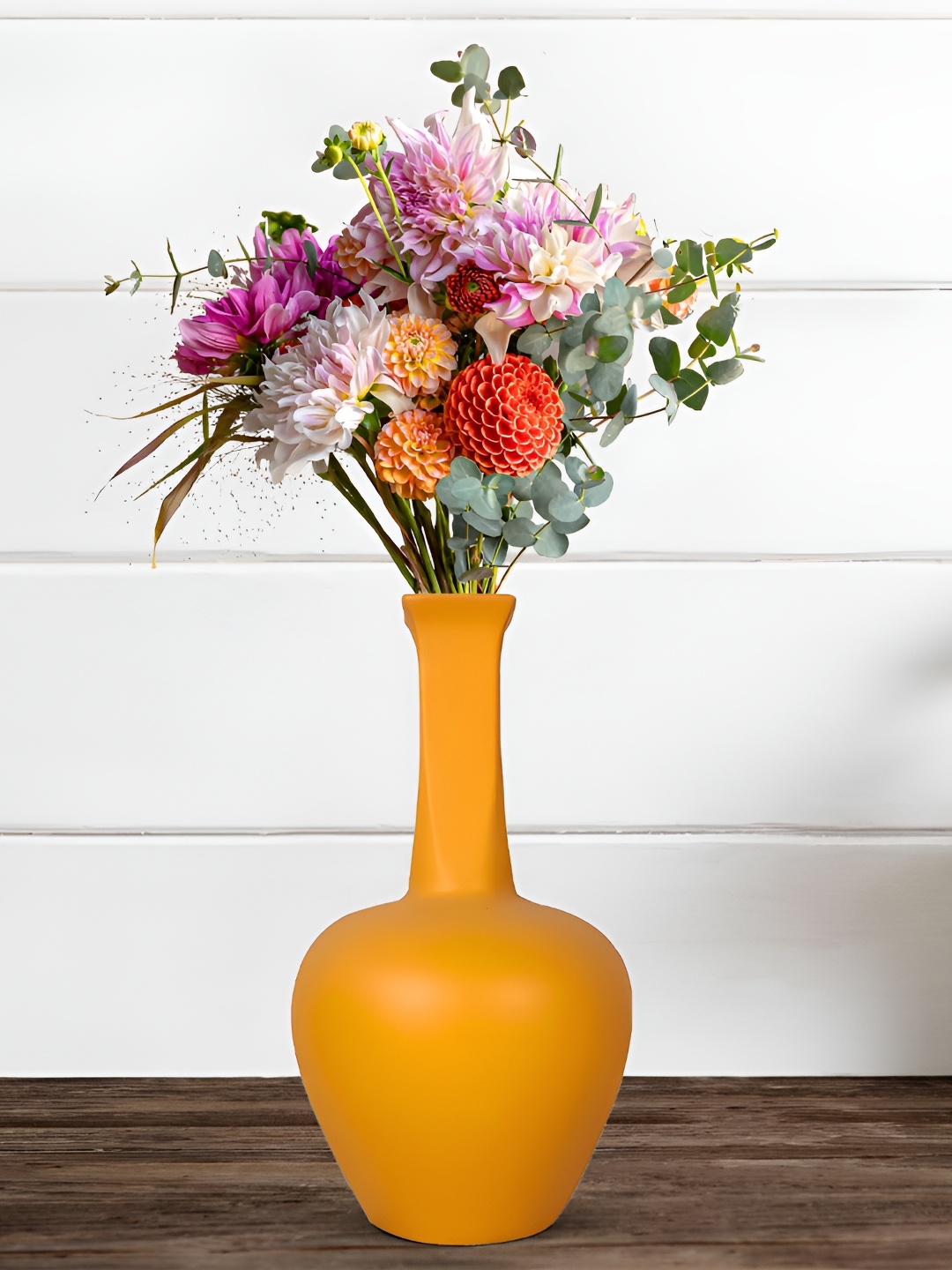 

LASAKI Anjani Orange Ceramic Flower Vase