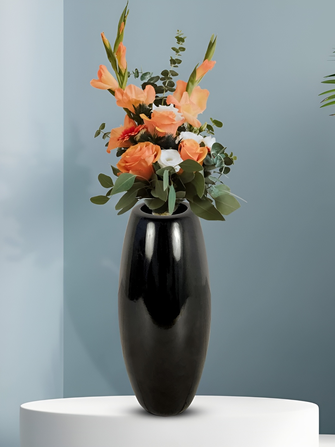 

LASAKI Anaya Black Ceramic Flower Vases