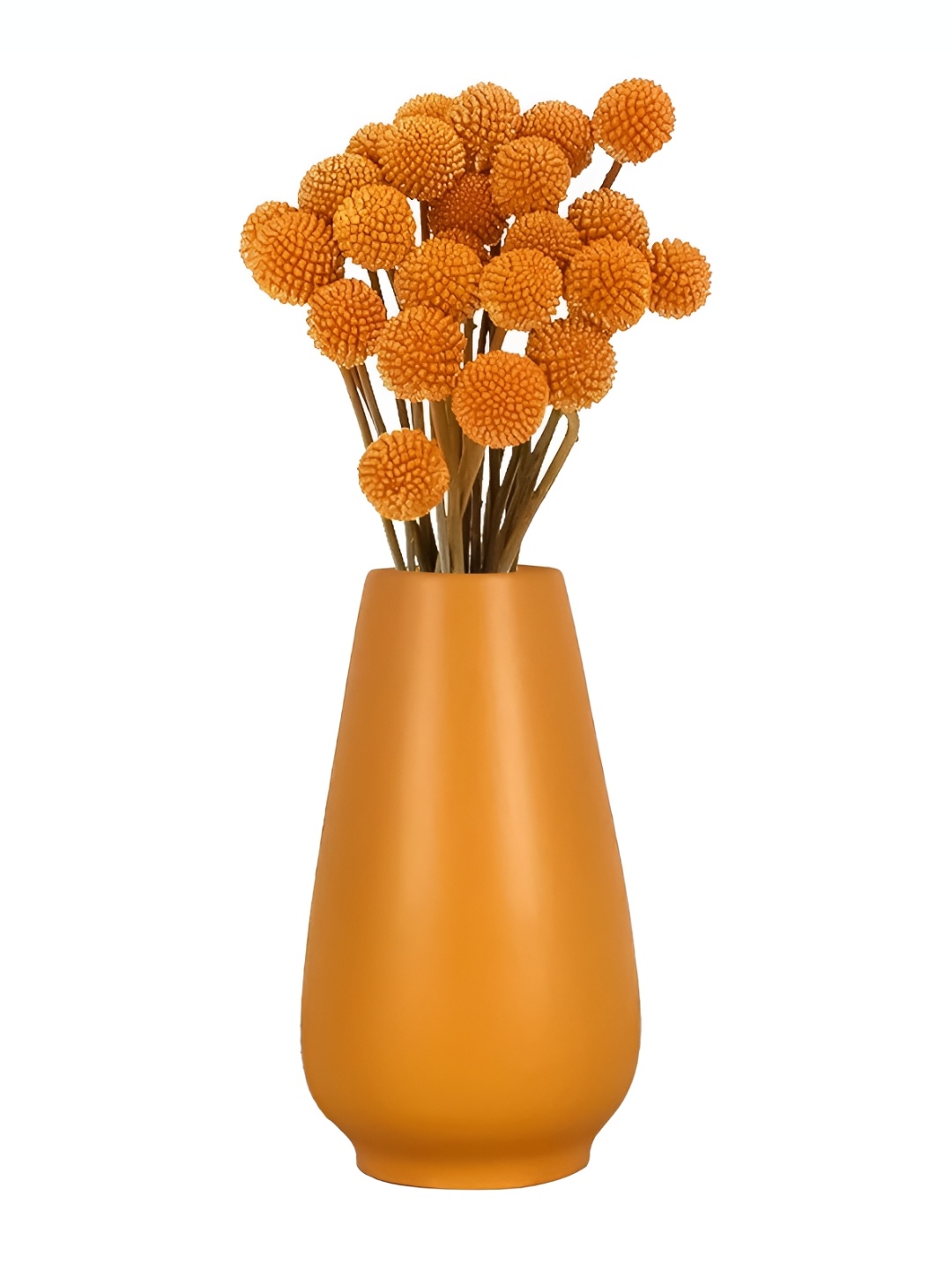 

LASAKI Flavia Orange Coloured Ceramic Flower Vases