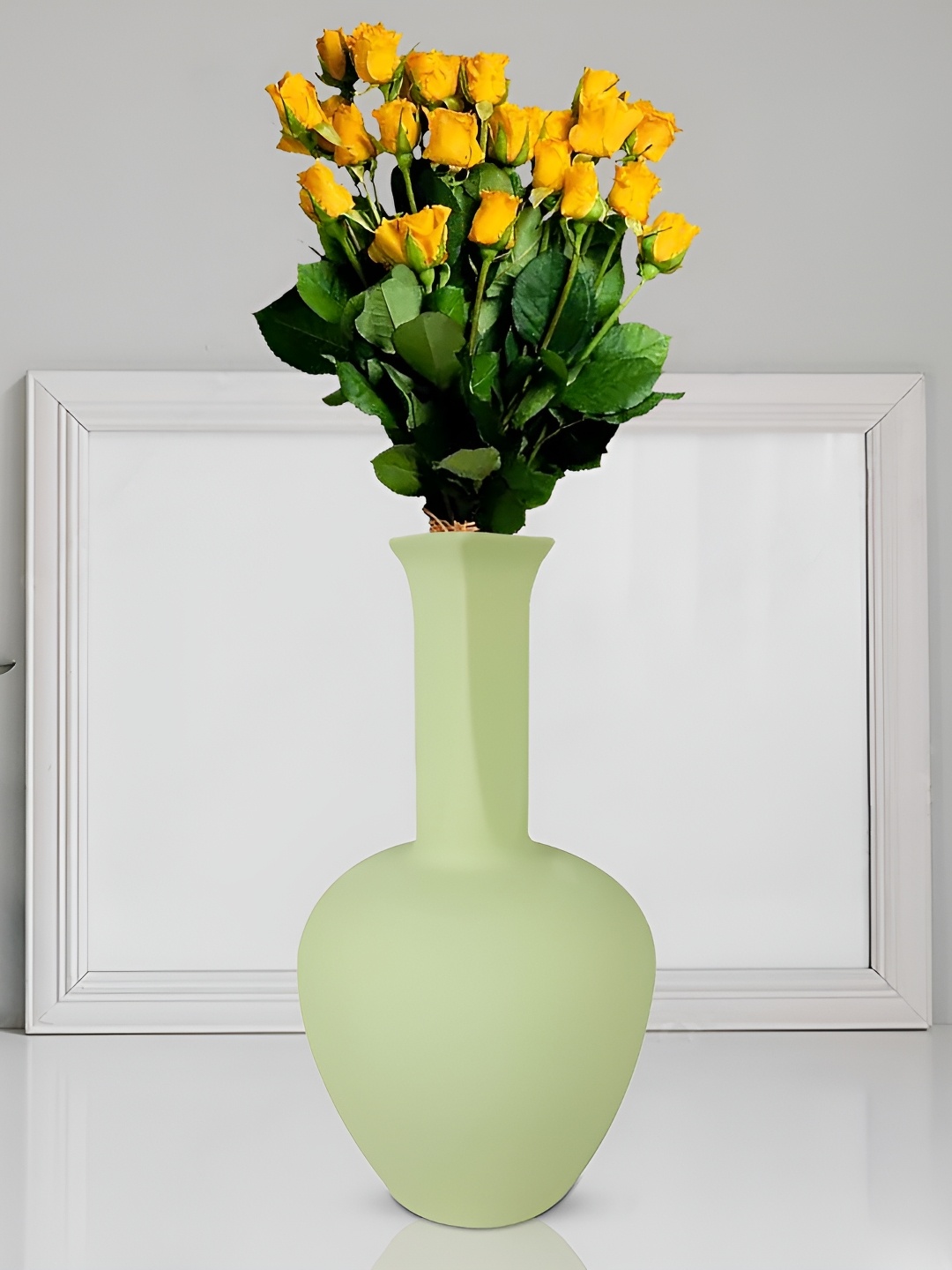 

LASAKI Anjani Mint Green Ceramic Flower Vase