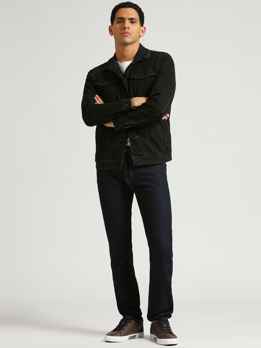 

Pepe Jeans Men Slim Fit Clean Look Mid-Rise Stretchable Jeans, Blue