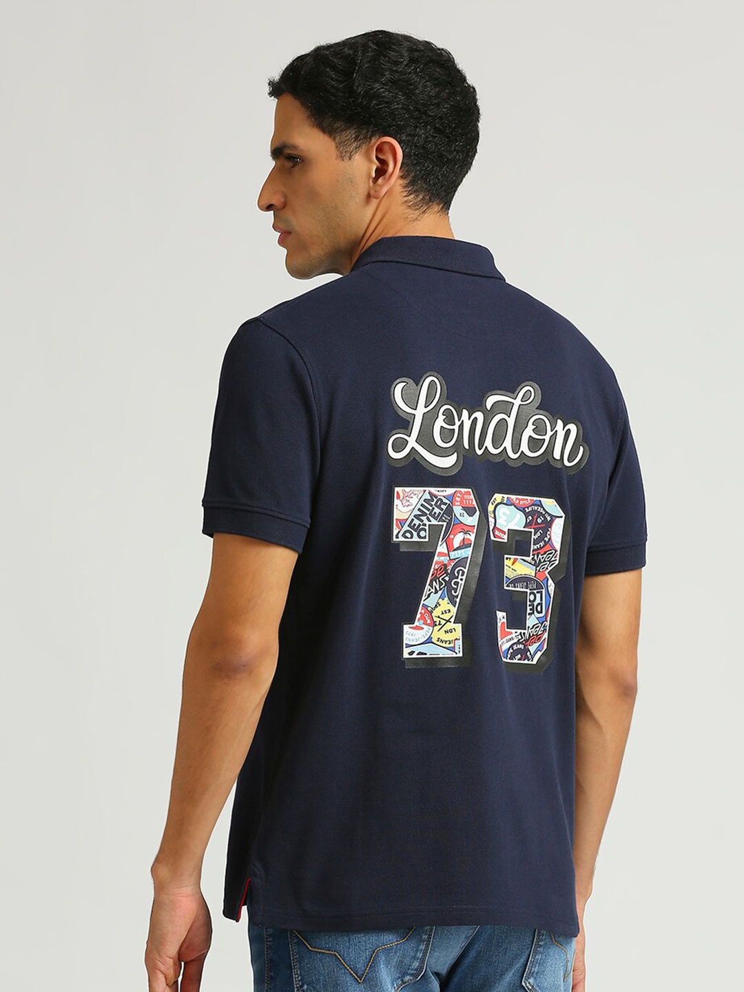 

Pepe Jeans Printed Pure Cotton T-shirt, Blue