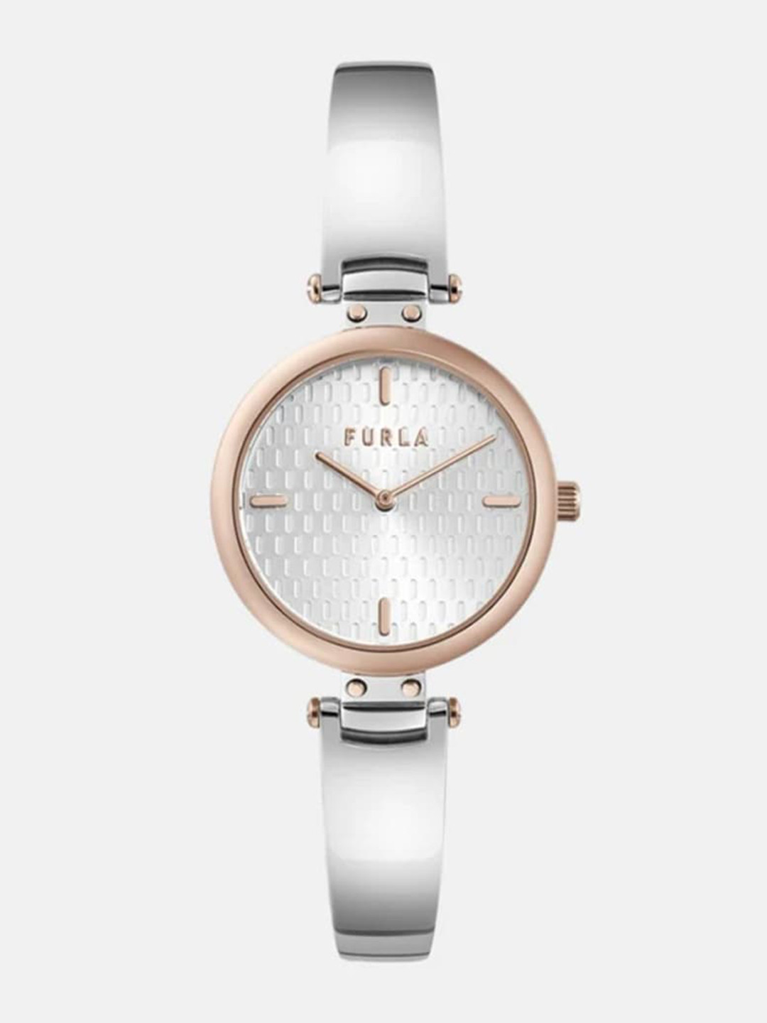 

Furla Women Textured Dial & Stainless Steel Straps Analogue Watch WW00018005L5, Silver