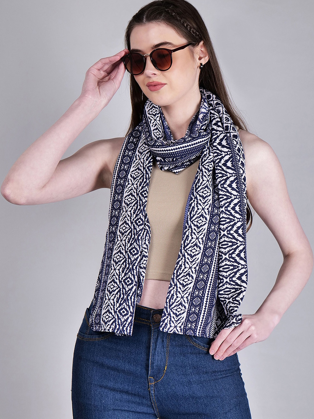 

Anouk Printed Scarf, Blue