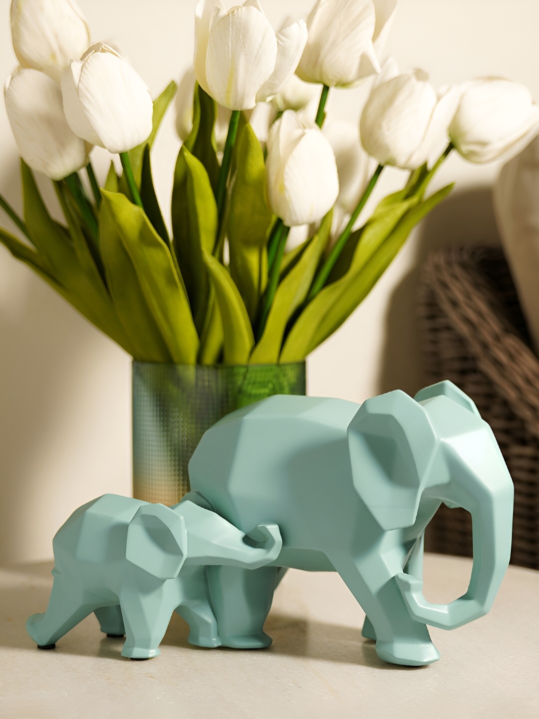 

Pure Home and Living Blue Figurine Showpiece