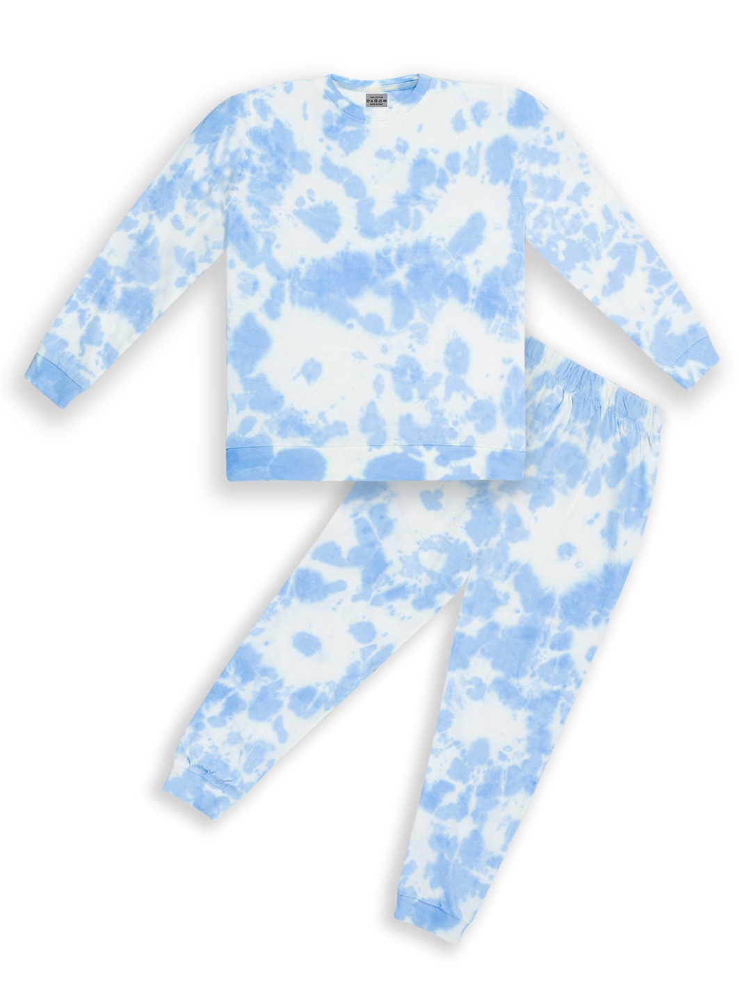

BAESD Kids Tie & Dye Pure Cotton Tracksuits, Blue