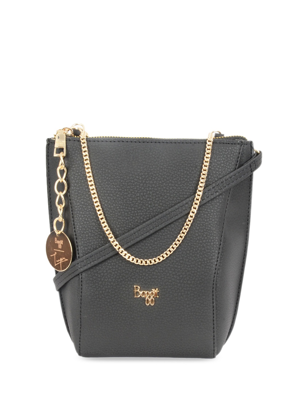 

Baggit Tapsi Textured Structured Sling Bag, Charcoal