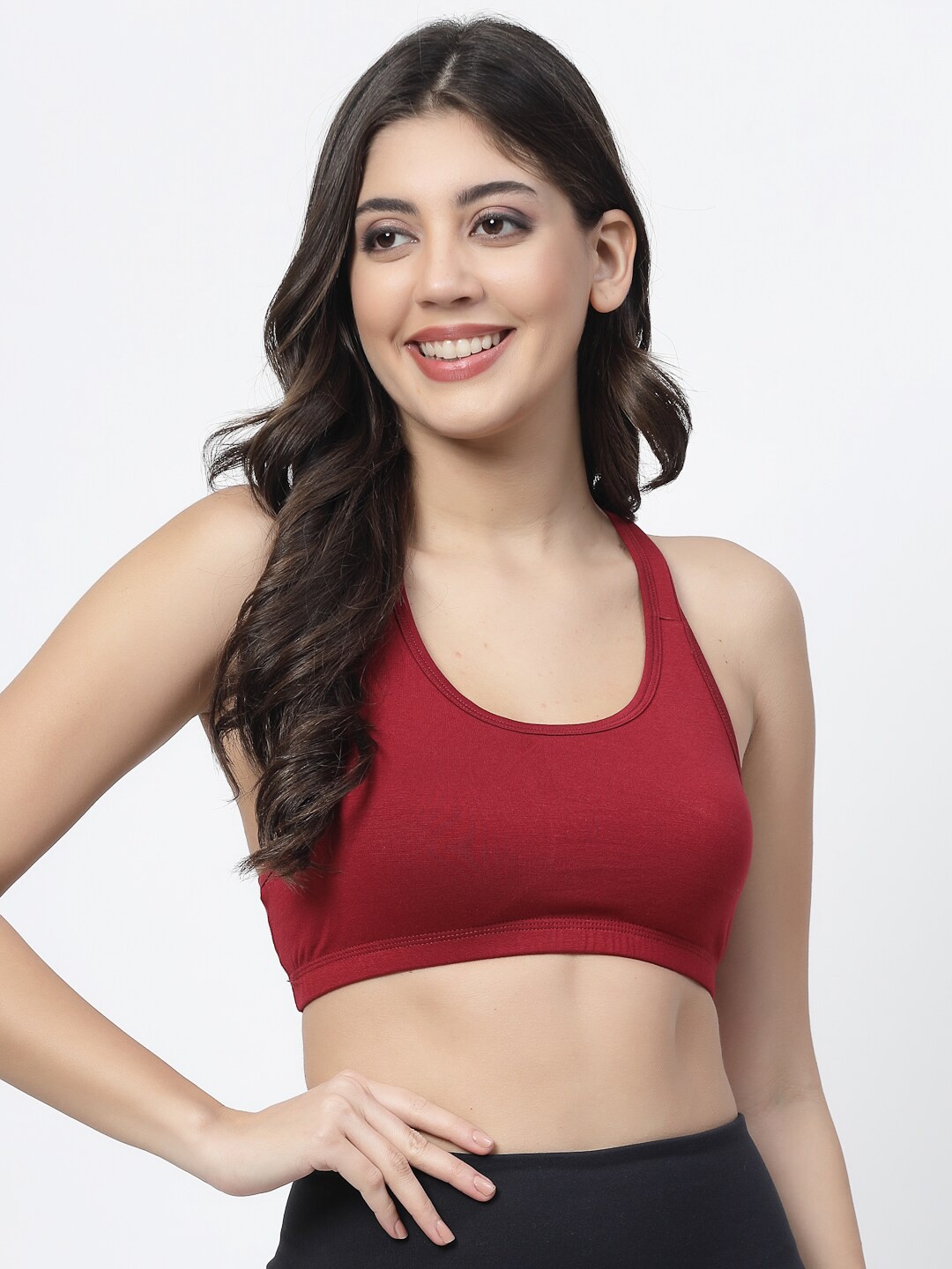 

Docare Full Coverage Non Padded Cotton T-shirt Bra With All Day Comfort, Maroon