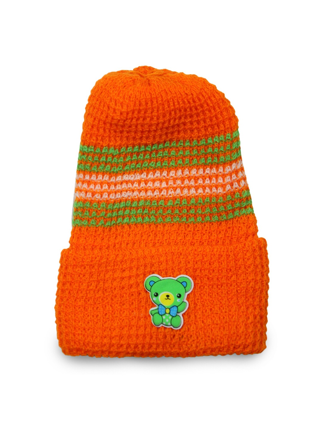 

BAESD Kids Self Design Woollen Beanie, Orange