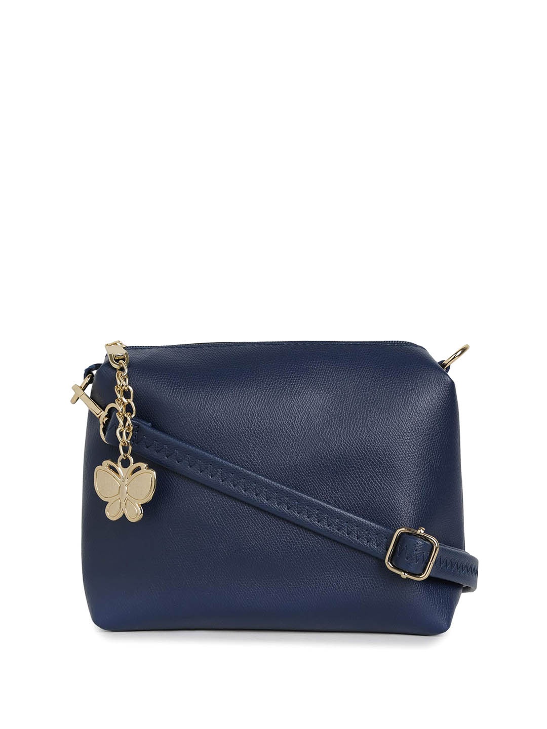 

Butterflies Structured Sling Bag, Blue