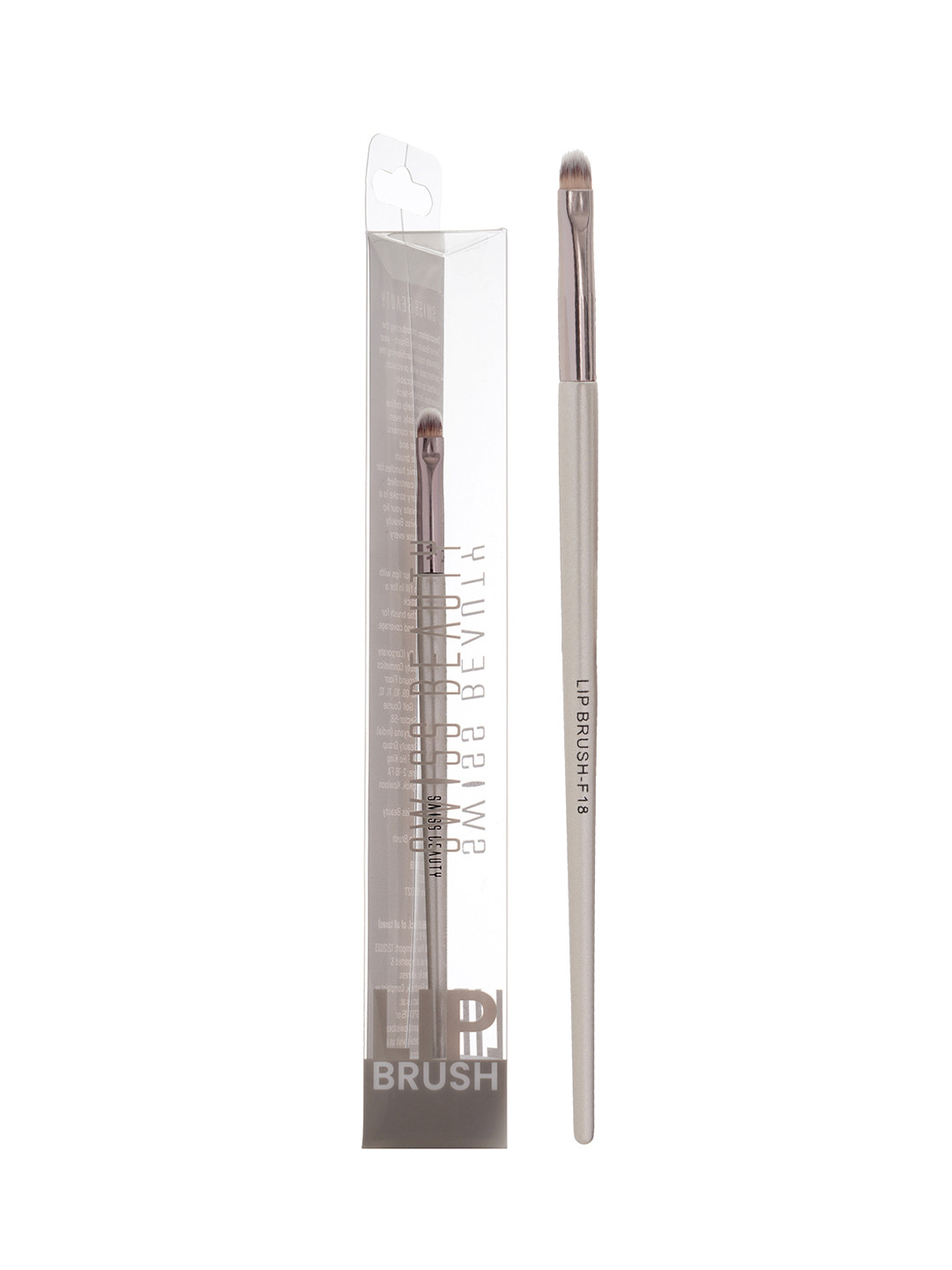 

SWISS BEAUTY F18 Lip Brush - Silver